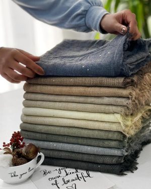 شال کنفی پولکی