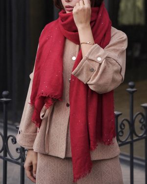 شال موهر پولک دار