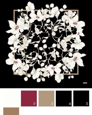 ابریشم گل فلورانس