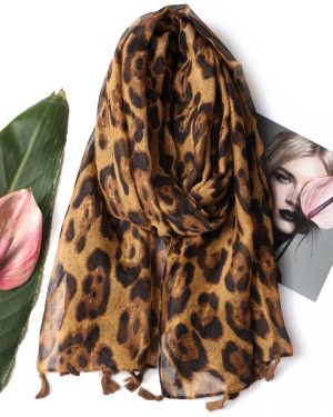 شال نخی پلنگی