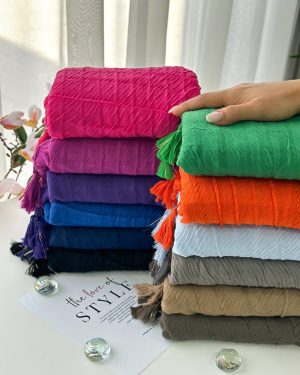 شال پلیسه مربعی